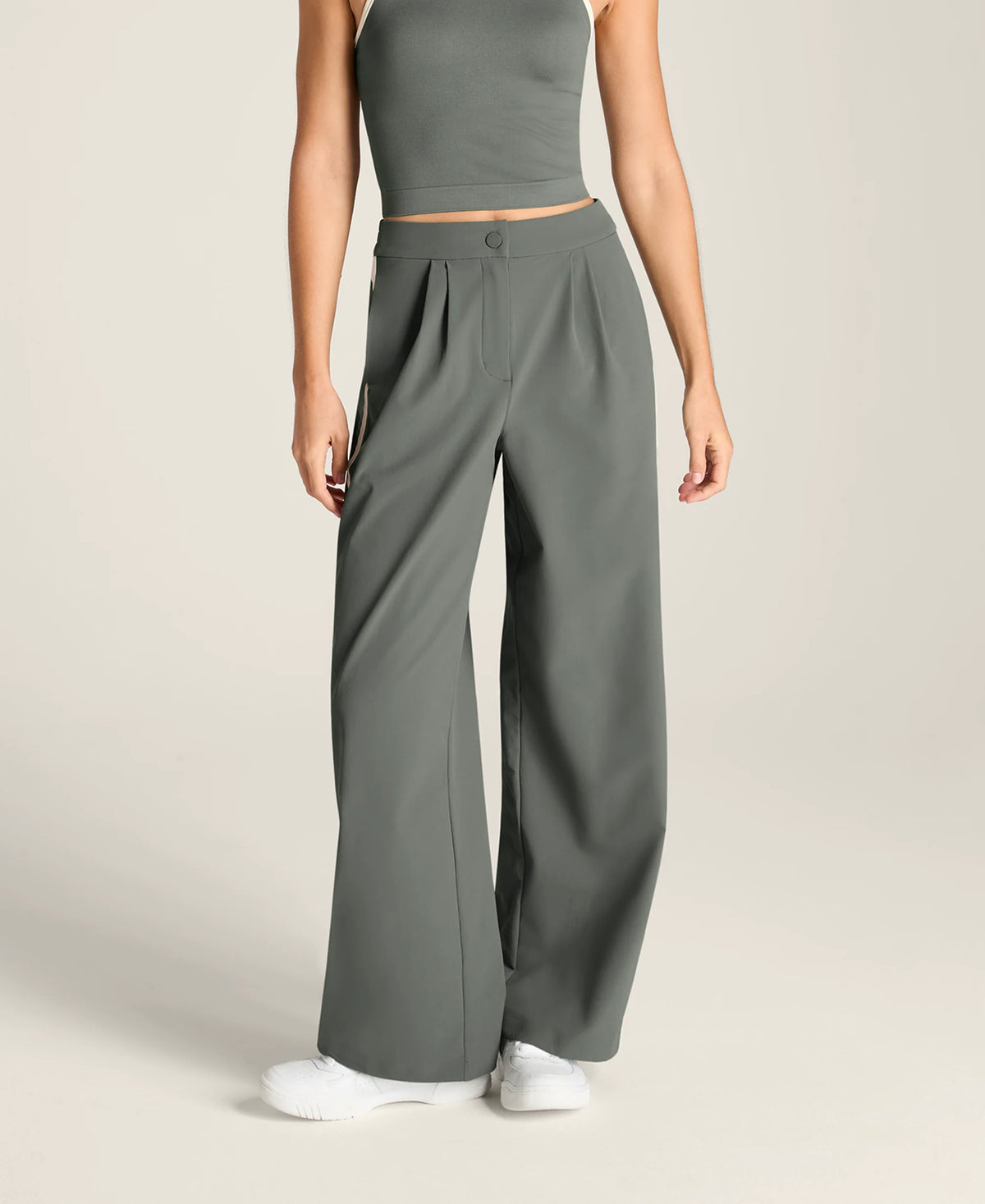 Matcha Striped Pants